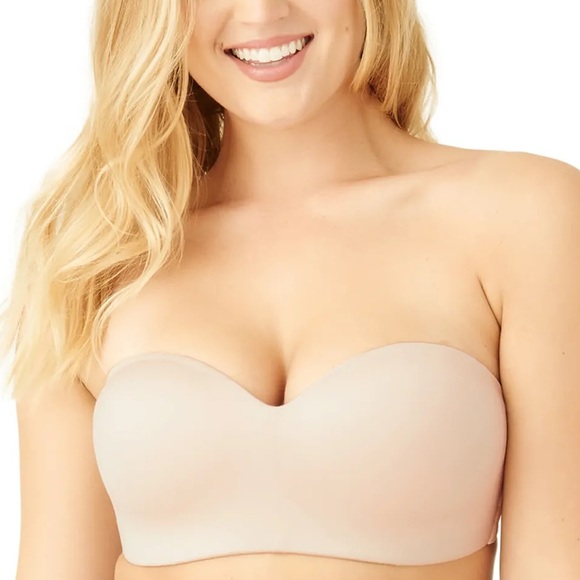 WACOAL women’s 38DDD wirefree convertible strapless tan bra style 854372 NWT - Picture 5 of 11